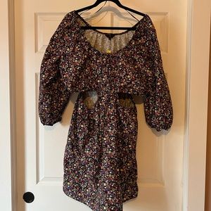 2X Floral Dress